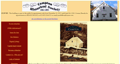 Desktop Screenshot of camptonhistorical.org