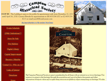 Tablet Screenshot of camptonhistorical.org